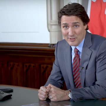 Canada’s Prime Minister Justin Trudeau ‘geeking out’ over Artemis 2 moon announcement
