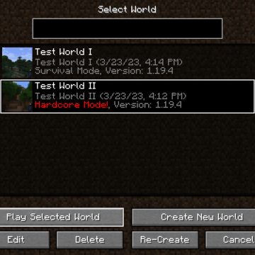 How to Switch a Minecraft World from Survival to Creative to Hardcore