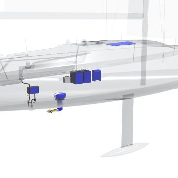 Oceanvolt’s Electric Boat Motor Uses Water or Wind to Recharge