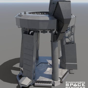 Renderings of the SpaceX Water Cooled Steel Plate