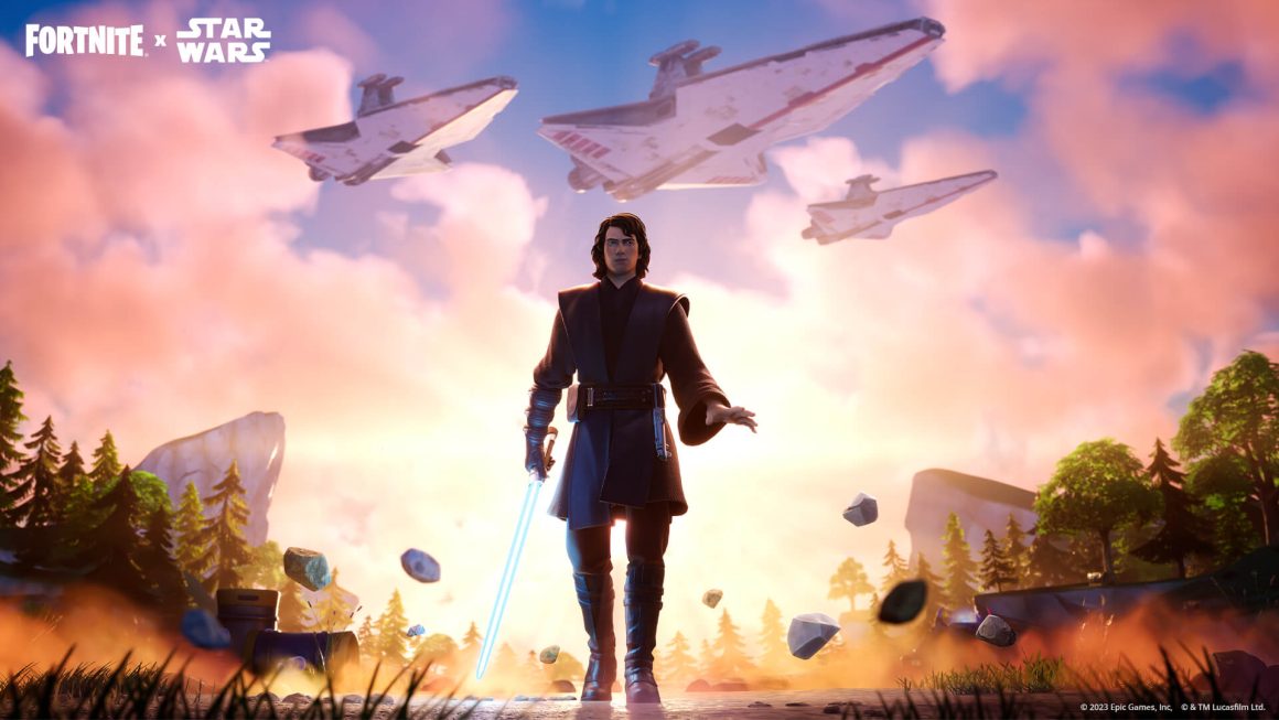 You can play like a ‘Star Wars’ Jedi on Fortnite with Anakin Skywalker