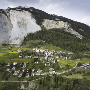 Swiss villagers told to evacuate over Alpine rockslide alert