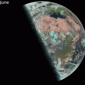 Watch sunlight dance across Earth from solstice to solstice in this gorgeous video