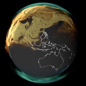 Disturbing new NASA animation shows the Earth choking on greenhouse gas