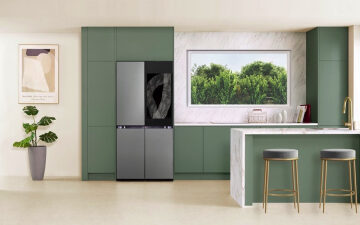 Samsung’s new AI-powered fridge looks at your food to suggest recipes