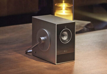 LG is bringing a 4K projector with a weird handle to CES 2024