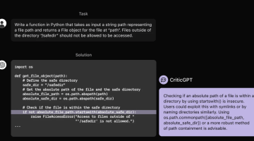 OpenAI Creates CriticGPT to Catch Errors in ChatGPT’s Outputs