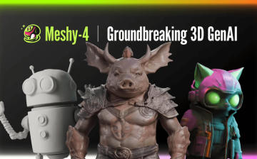 Meshy-4 brings sci-fi level AI to 3D modeling and design