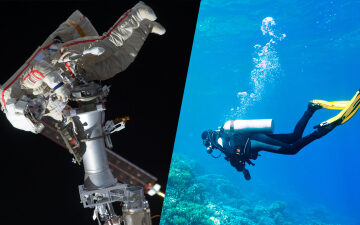 Astronauts and aquanauts: What does the sea have to do with space?
