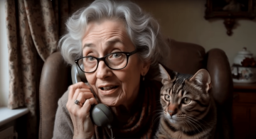 This AI-generated grandma thwarts scammers with long stories about her cat