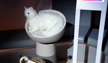 This cat tree is also an air purifier