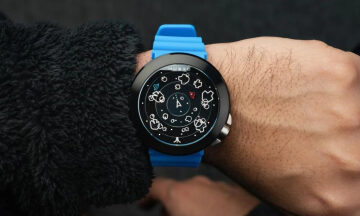 Good luck figuring out what time it is on this cool Asteroids watch