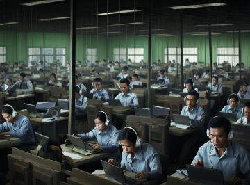 Real-time AI voice technology alters accents in Indian call centers for better clarity