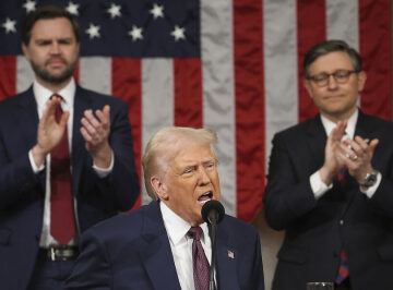 After wild six weeks, Trump tells Congress ‘We are just getting started’