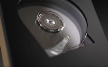 Buffalo Japan is selling a transparent hard disk drive for its 50th anniversary