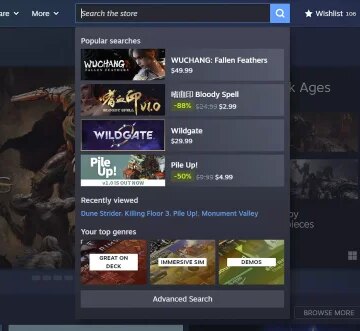 Steam beta update rolls out redesigned store, makes game discovery easier