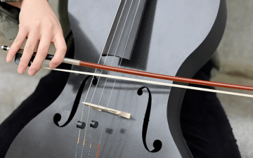 This 3D-printed cello puts a carbon fiber spin on a classic