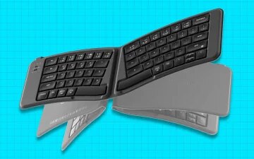 Keychron’s new ultra-slim wireless keyboard folds in half