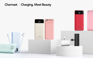 Stay charged on the go with Charmast’s travel-friendly portable charger