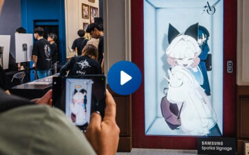 Bringing Fantasy Characters to Life: Samsung Spatial Signage Transforms Tokyo